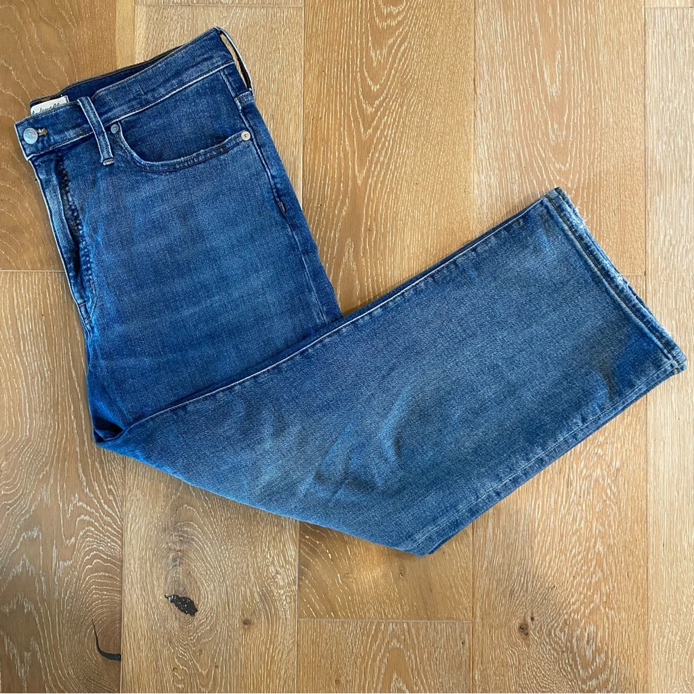 Madewell Slim Wide-Leg Crop Jeans